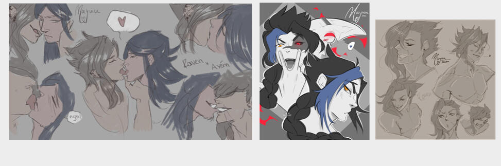 Multiple View | Flat Color Sketch